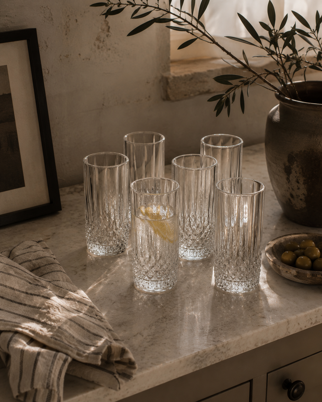 Vintage Highball Glasses Set