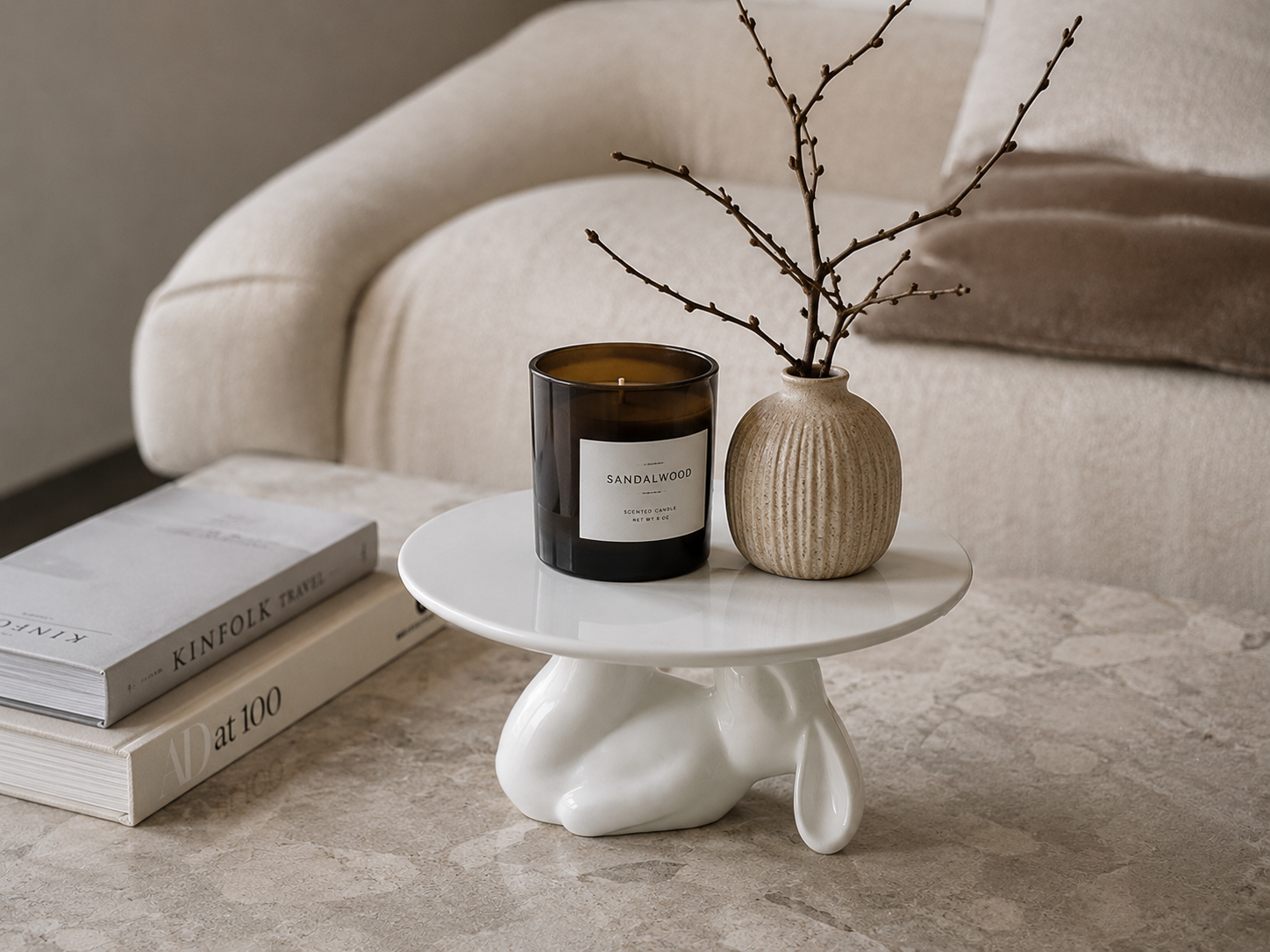 Sculpt Pedestal Tray